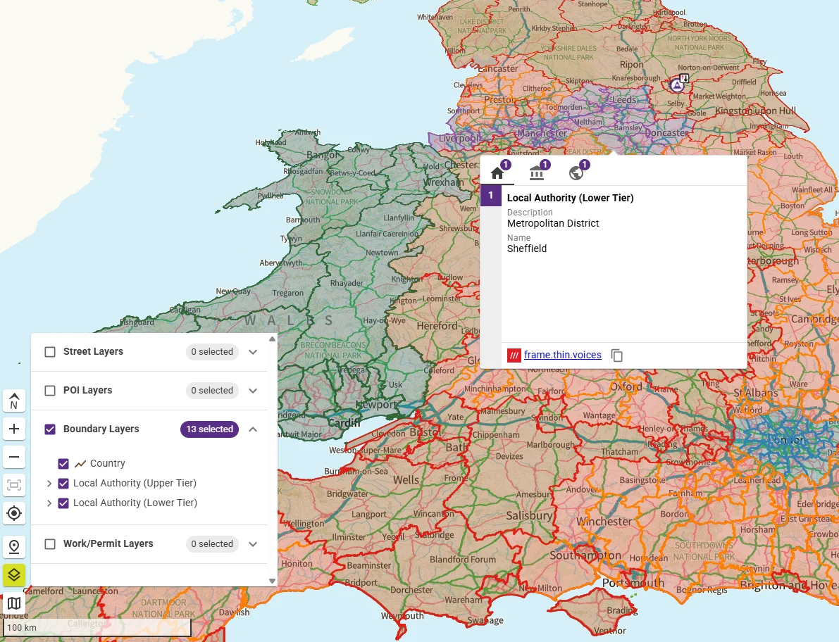 Administrative boundaries for clearer, more accurate permit planning